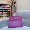 オーダーエルメス手作りBeeswaxthreadバーキン25-30写真色-金具ゴールド2023AMBirkin1400-0273