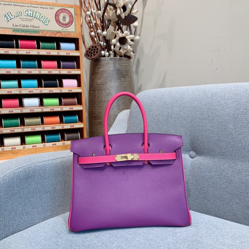 オーダーエルメス手作りBeeswaxthreadバーキン25-30写真色-金具ゴールド2023AMBirkin1400-0273