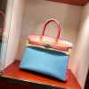 オーダーエルメス手作りBeeswaxthreadバーキン25-30写真色-金具シルバー2023AMBirkin1400-0276