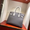オーダーエルメス手作りBeeswaxthreadバーキン25-30写真色-金具シルバー2023AMBirkin1400-0281