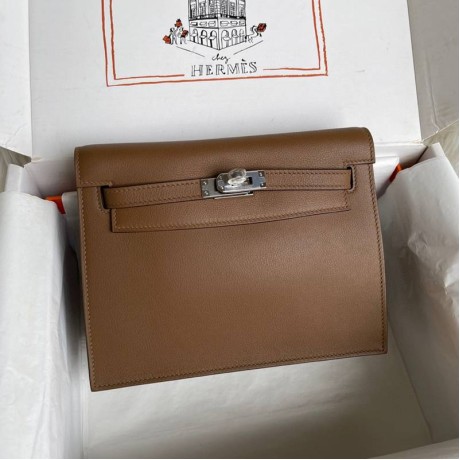 魅力全開高品質エルメスケリー22DanSe手作りBeeswaxthread写真色-金具シルバー2023AMkelly-1100-10