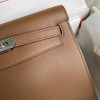 魅力全開高品質エルメスケリー22DanSe手作りBeeswaxthread写真色-金具シルバー2023AMkelly-1100-10