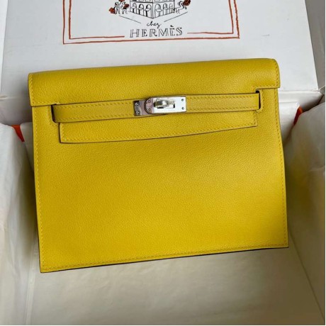 に新商品エルメスケリー22DanSe手作りBeeswaxthread写真色-金具シルバー2023AMkelly-1100-12