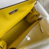 に新商品エルメスケリー22DanSe手作りBeeswaxthread写真色-金具シルバー2023AMkelly-1100-12