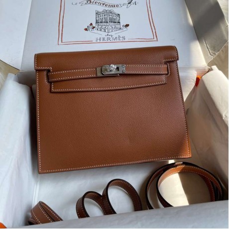 飛ぶように売れるエルメスケリー22DanSe手作りBeeswaxthread写真色-金具シルバー2023AMkelly-1100-20