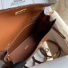 海外人気商品エルメスケリーDanSe22手作りBeeswaxthread写真色-金具ゴールド2023AMkelly-1100-21
