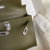 海外人気貴族専門店エルメスケリー22DanSe手作りBeeswaxthread写真色-金具シルバー2023AMkelly-1100-2