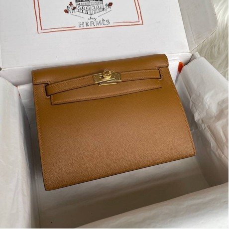 爆発人気商品エルメスケリーDanSe22手作りBeeswaxthread写真色-金具ゴールド2023AMkelly-1100-6