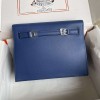 優れた品質と高品質エルメスケリー22DanSe手作りBeeswaxthread写真色-金具シルバー2023AMkelly-1100-8
