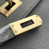 爆発高品質エルメスケリーsellier20CMDesordre手作り写真色-金具ゴールド2023AMkelly-1850-3