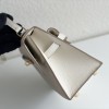爆発超高品質エルメスケリーsellier20CMDesordre手作り写真色-金具ゴールド2023AMkelly-1850-4