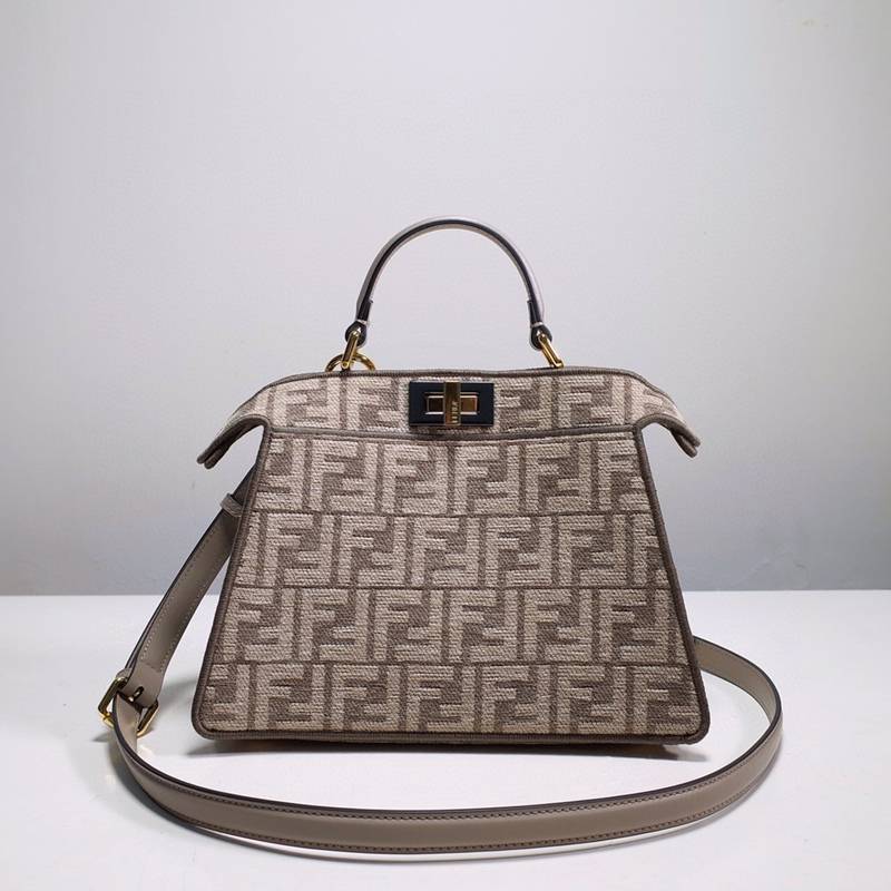 美しいデザインフェンディIconicPeekabooISeeUハンドバッグ2304A000J850-FD8327