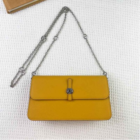 【安心保証】エルメスチェーンショルダーバッグシルバー金具2305YXJJ120-388-1-2