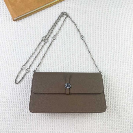 【安心保証】エルメスチェーンショルダーバッグシルバー金具2305YXJJ120-388-1-5