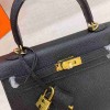 春新作バッグ25SSエルメスケリーKELLY25-28cm2501LTJ270-BK030