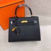 春新作バッグ25SSエルメスケリーKELLY25-28cm2501LTJ270-BK030