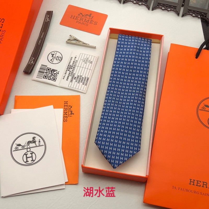 エルメス極美品シルクTieネクタイ紳士メンズ2302AAAAJ110-HE2984