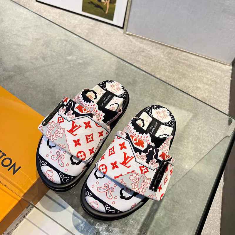 ルイヴィトン超美品恋人ビーチサンダル-ミュール2023夏2304MMJ270-LV4011