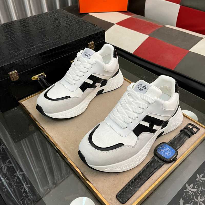 24SS靴エルメススニーカシューズ男性2407DSJ251-HE7511