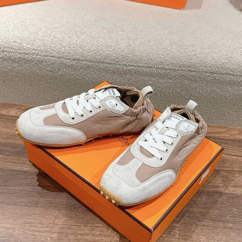 24SS靴エルメススニーカシューズ男女兼着2407HYJ000-HE7508