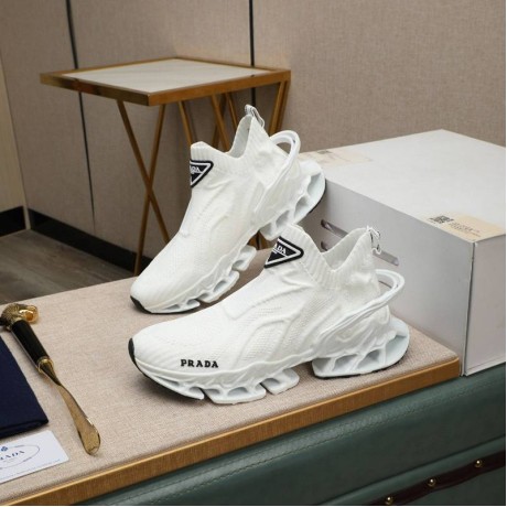 2024【靴】新品入荷プラダスニーカーレースアップ男性2408JLJ250-PR2007