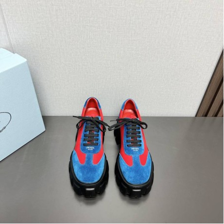 2024【靴】新品入荷プラダスニーカーレースアップ男女兼着2408JLJ320-PR2003