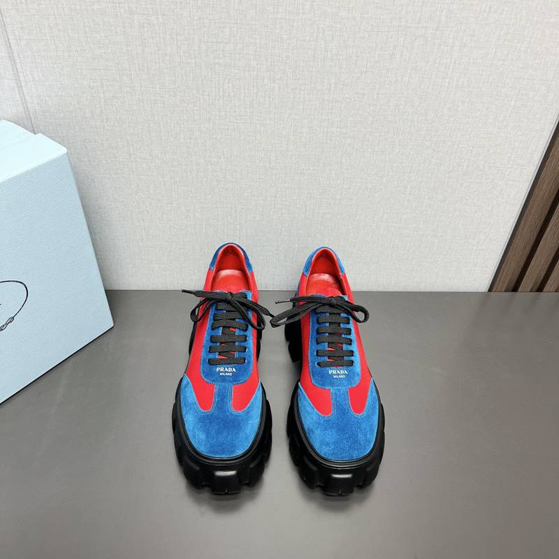 2024【靴】新品入荷プラダスニーカーレースアップ男女兼着2408JLJ320-PR2003