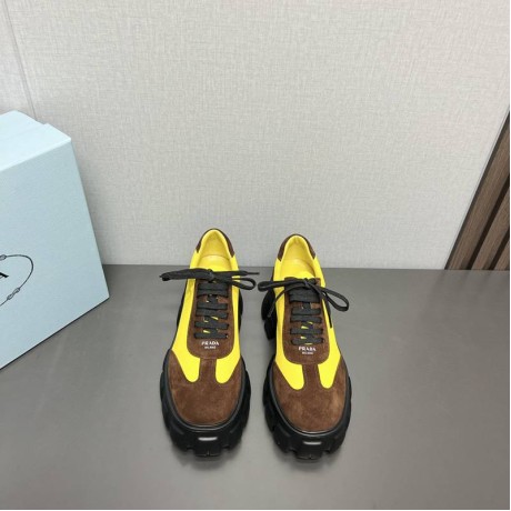 2024【靴】新品入荷プラダスニーカーレースアップ男女兼着2408JLJ320-PR2004