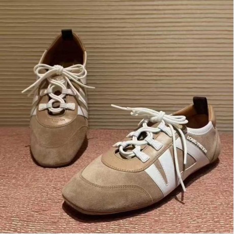 2025SSルイヴィトンスニーカー-レースアップ女着2412DSJ310-LU2765