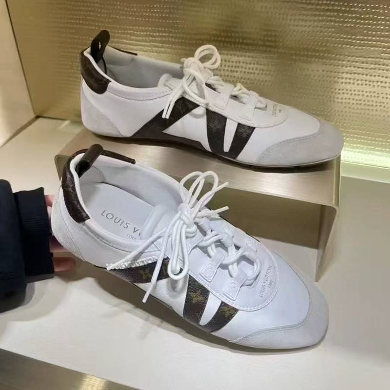 2025SSルイヴィトンスニーカー-レースアップ女着2412DSJ310-LU2767