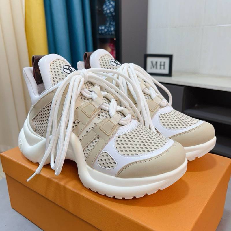 2025SSルイヴィトンスニーカー-レースアップ男女兼着2412DSJ350-LU2737