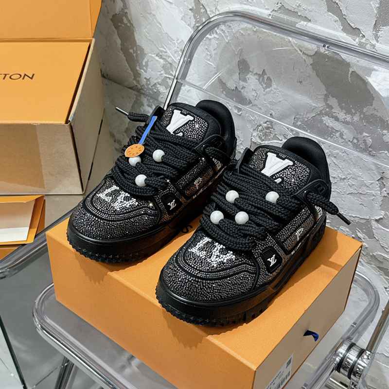 新作入荷靴ルイヴィトンスニーカーレースアップ男女兼着2412DSJ530-LU160