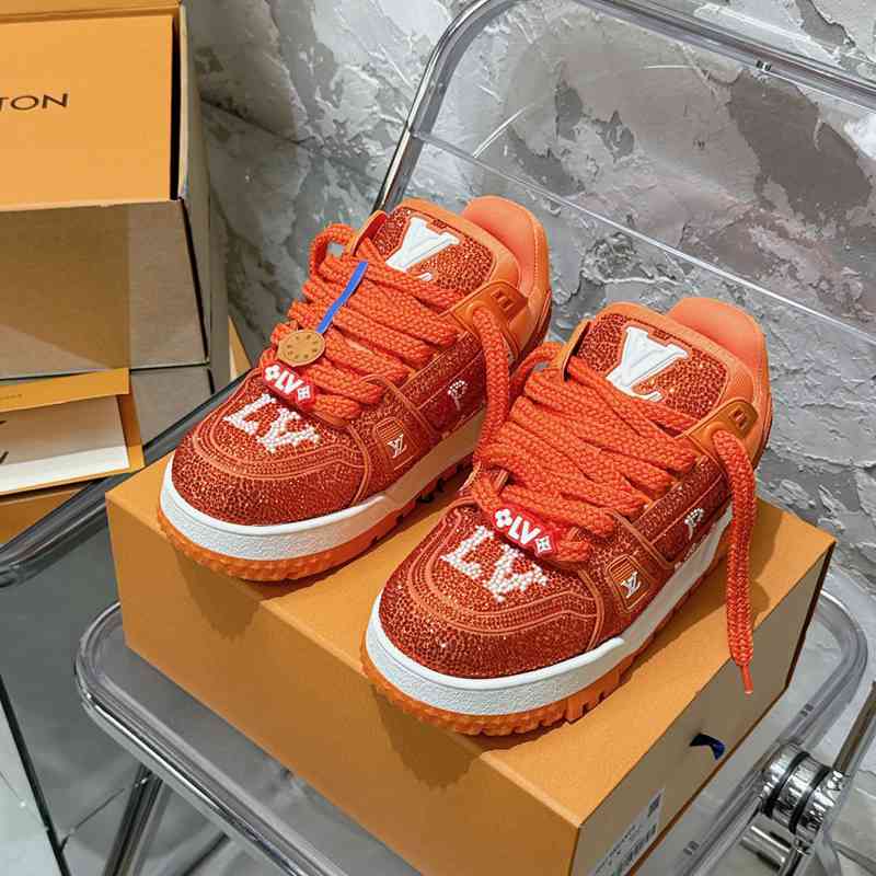 新作入荷靴ルイヴィトンスニーカーレースアップ男女兼着2412DSJ530-LU162