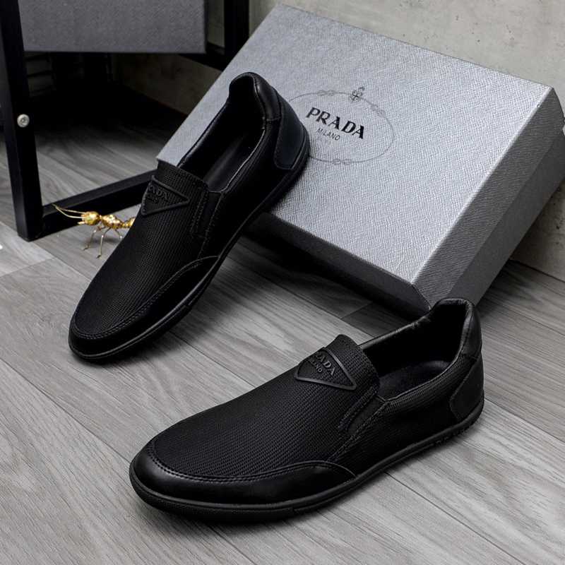 2025SS新品靴プラダローファー-フラットシューズ男着2506DSJ230-PR0850