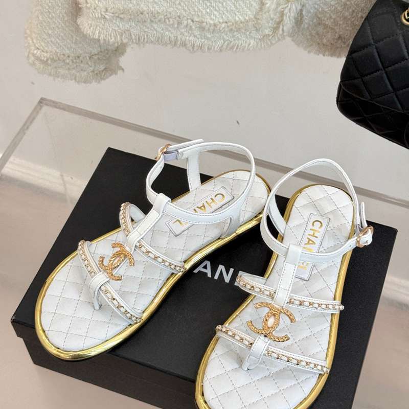 2025SS新品入荷シャネルサンダルミュール女着2506DSJ280-CH0273