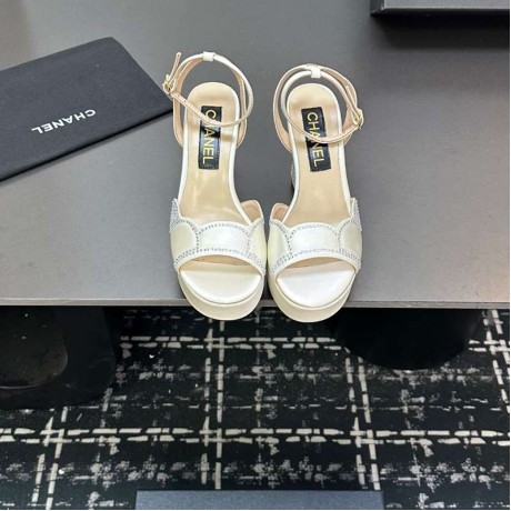 2025SS夏シャネルハイヒールサンダル女着2506DSJ320-CH01031