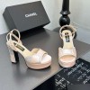 2025SS夏シャネルハイヒールサンダル女着2506DSJ320-CH01032