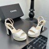 2025SS夏入荷シャネルハイヒールサンダル女着2506DSJ330-CH01068
