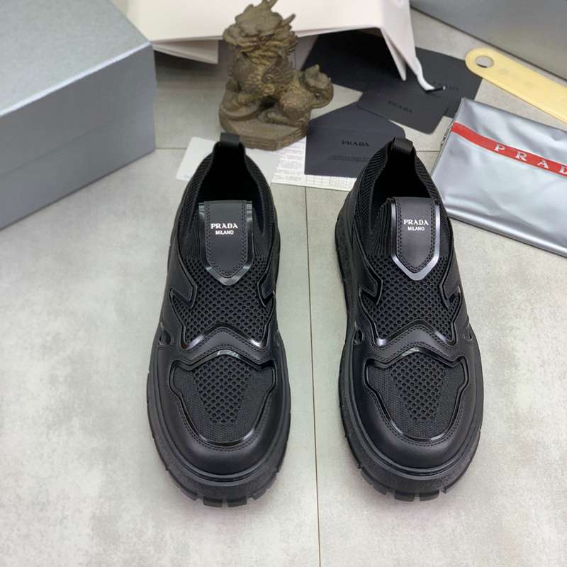 25SS靴通販プラダローファー-フラットシューズ男着2507DSJ310-PR010