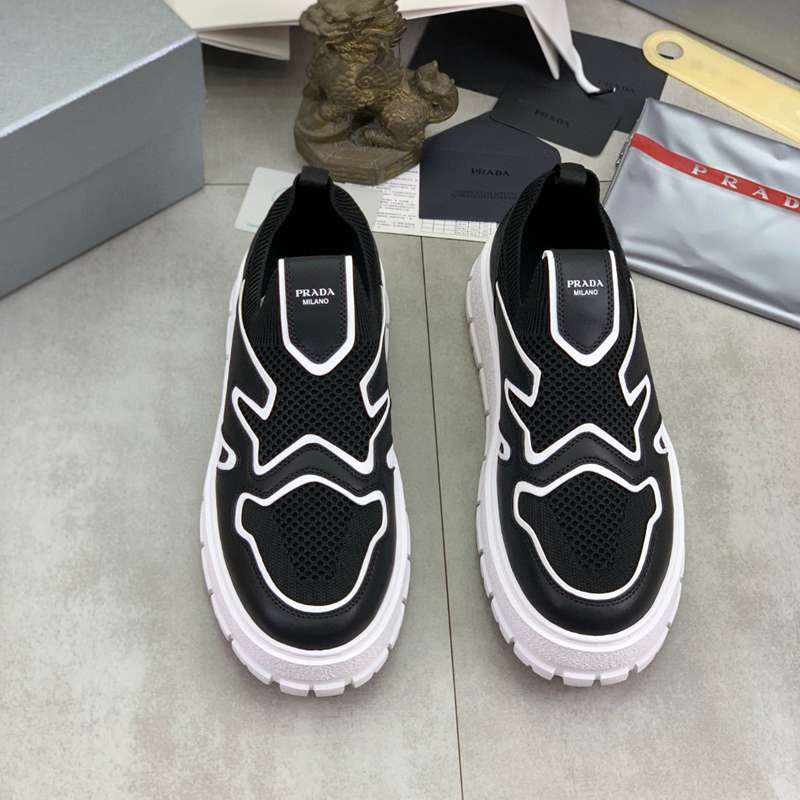25SS靴通販プラダローファー-フラットシューズ男着2507DSJ310-PR011