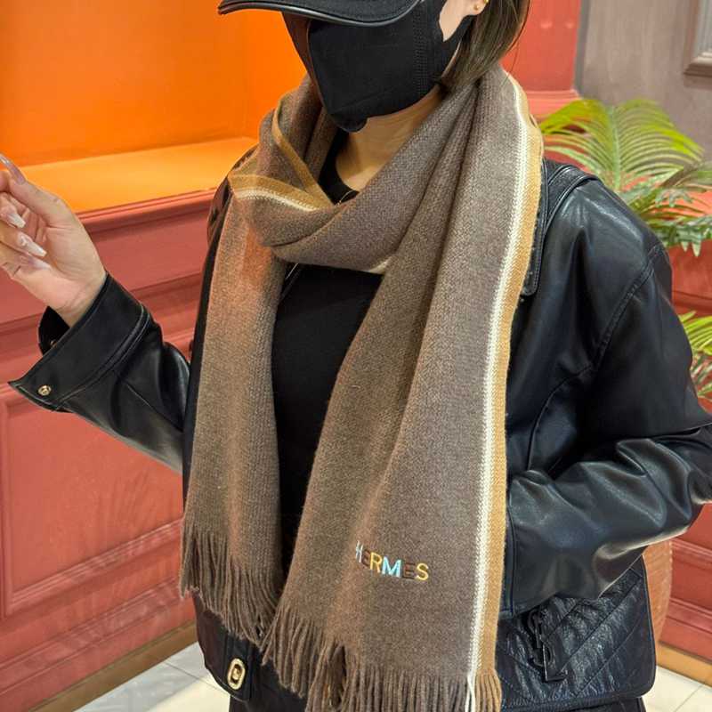 エルメス2024秋冬暖かマフラー-ショール2410PYJ145-HE079