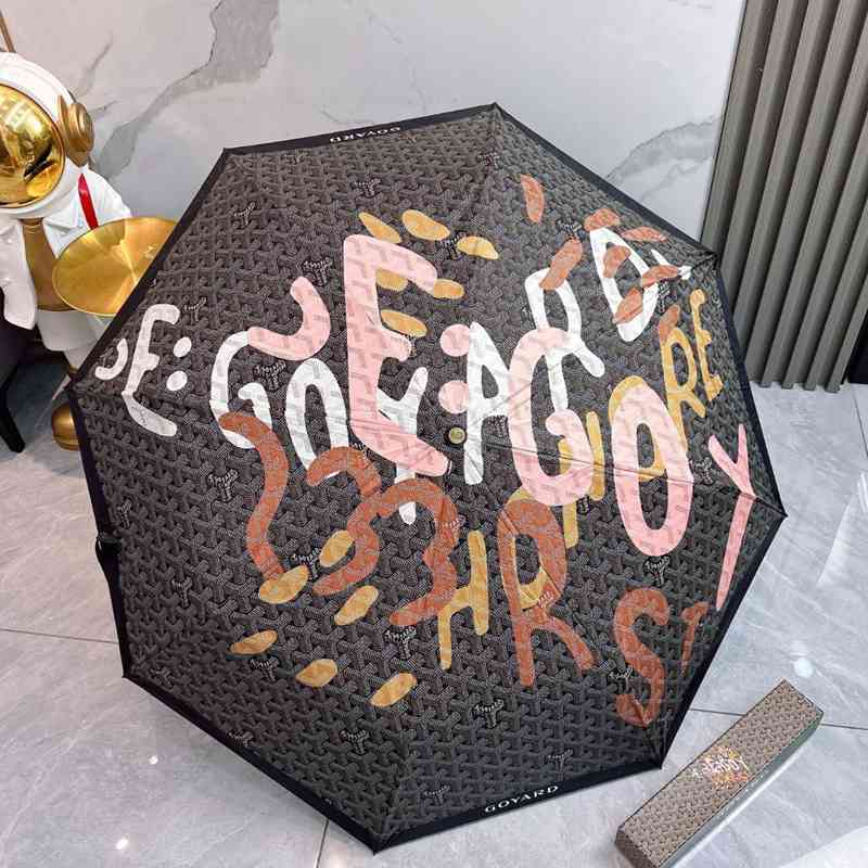 ゴヤール25SS傘UVカット防熱遮光夏2506BKJ65-GO-S112