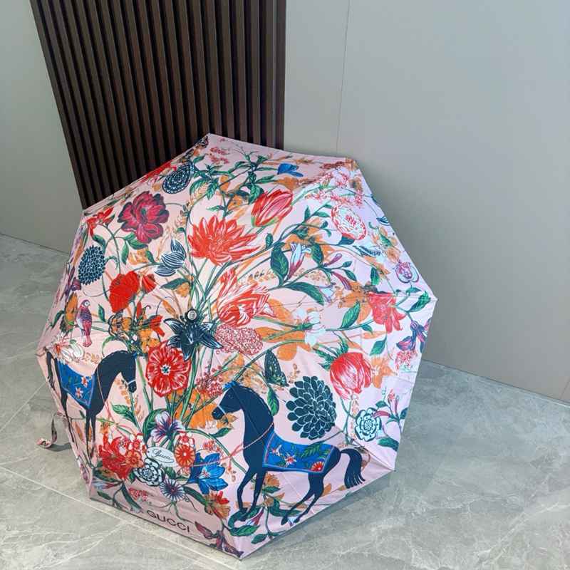 グッチ25SS傘UVカット防熱遮光夏2506BKJ65-GU-S051