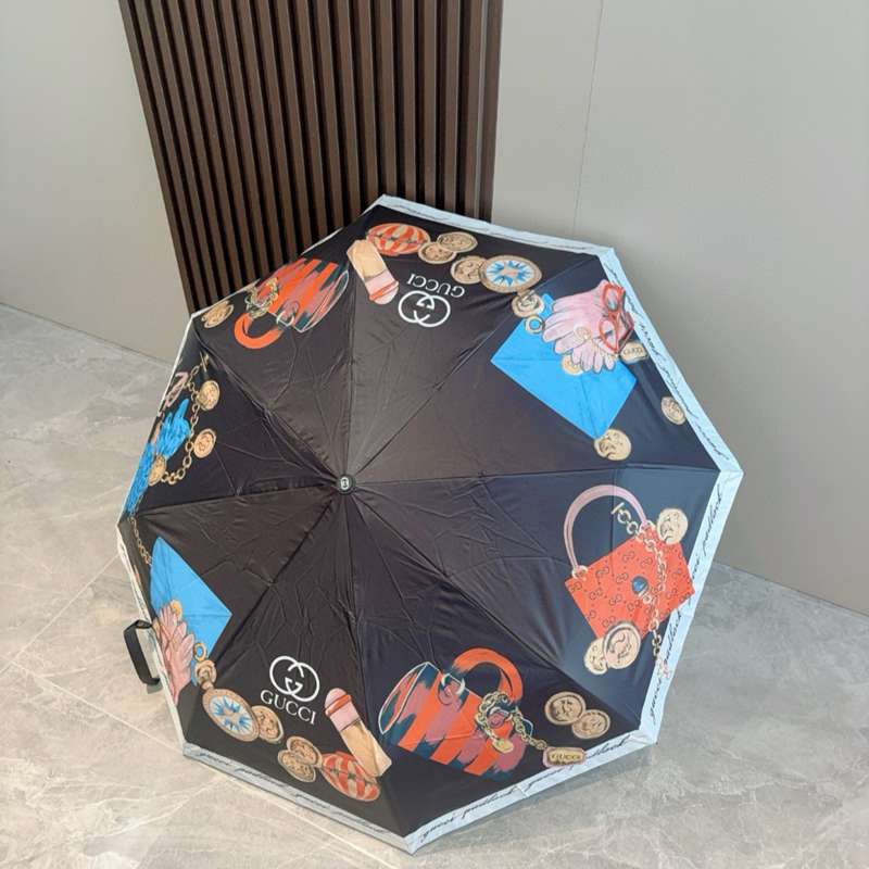 グッチ25SS傘UVカット防熱遮光夏2506BKJ65-GU-S052