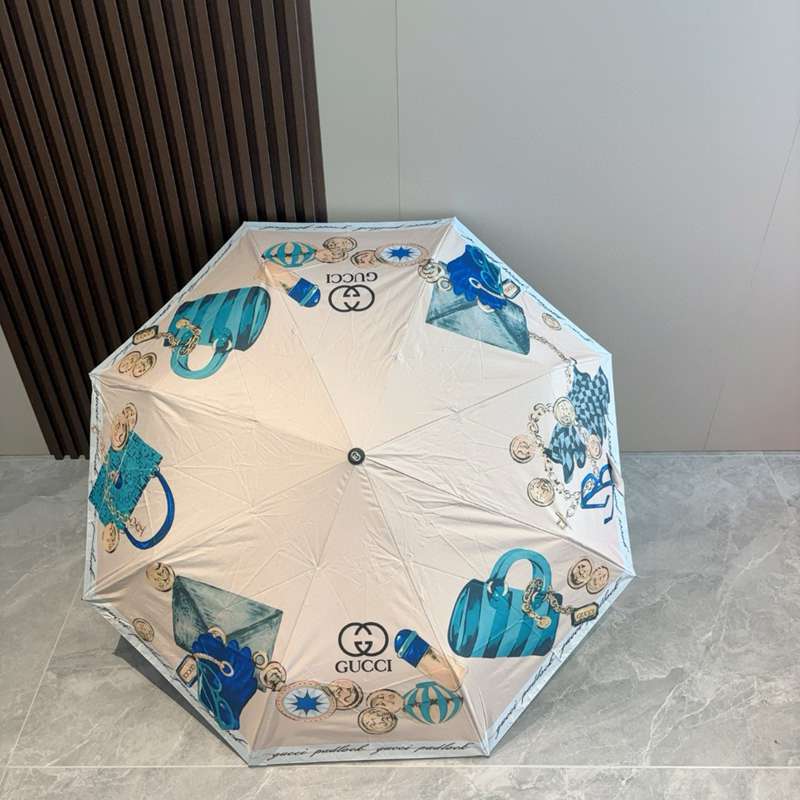 グッチ25SS傘UVカット防熱遮光夏2506BKJ65-GU-S053