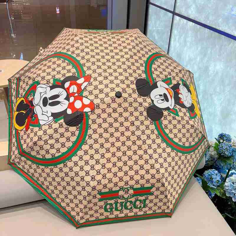 グッチ25SS傘UVカット防熱遮光夏2506BKJ65-GU-S058