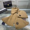 ルイヴィトン秋冬新品マフラー 帽两点セット2410PYJ120-LU013