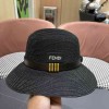 2025春夏帽フェンディカンカン帽UVカット女性2505PYJ70-FE037