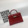 新品エルメスHERMESケリー20クロコ型押レザー2107020J260-HE262