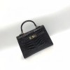 新品エルメスHERMESケリー20クロコ型押レザー2107020J260-HE263